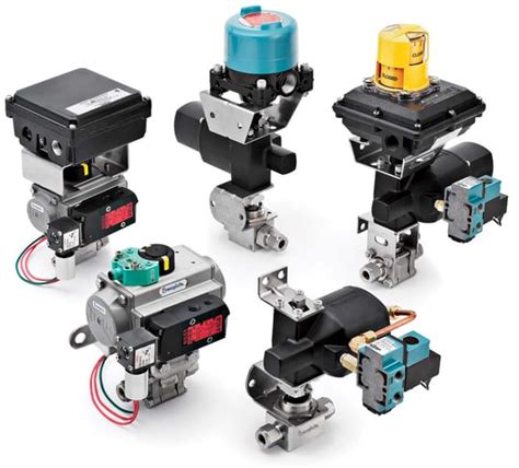 Actuation Gives Swagelok Ball Valves Extra Versatility