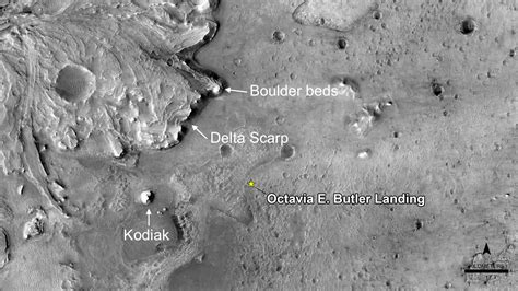 First images from latest Mars rover show ancient river delta in Jezero crater