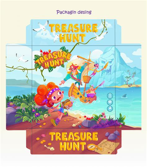 Board game "Treasure hunt" on Behance