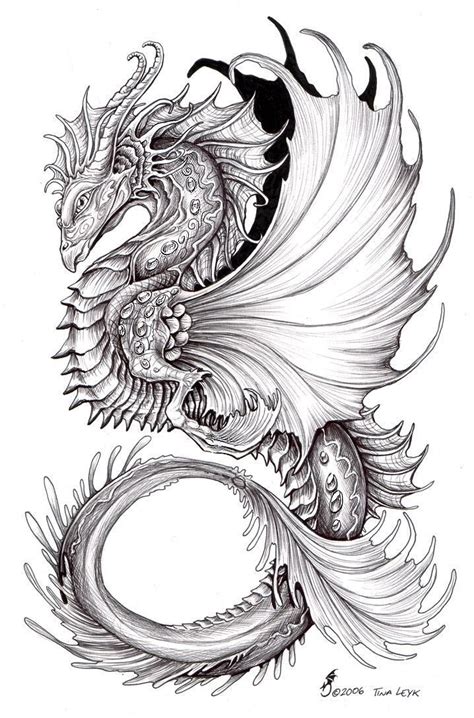 weißer Drache - Google-Suche - - Zentangle-muster - | Dragon artwork ...