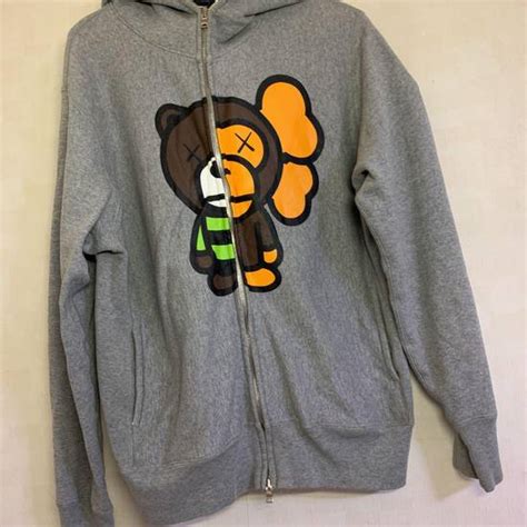 Bape Og Kaws Baby Milo Bape Hoodie | Grailed