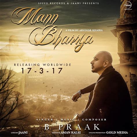 B PRAAK RELEASES DEBUT SONG ‘MANN BHARRYA’ | Punjab2000.com