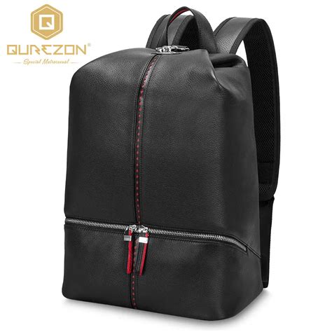 Top Quality Brand Backpack Laptop Genuine Leather Backpack Men's Travel Bags 2018 Multifunction ...