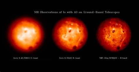 Volcanoes on Jupiter's moon Io seen from Earth - CBS News