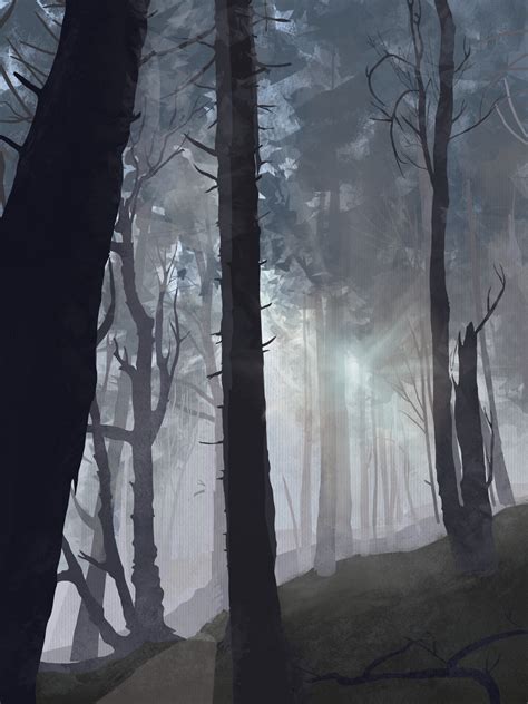 ArtStation - Foggy Forest Walk