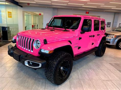 Hot pink JEEP | Pink jeep, Pink jeep wrangler, Dream cars jeep