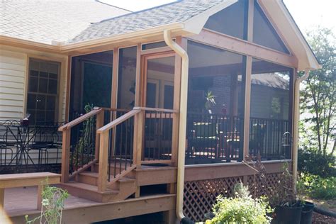 Cost to build screened porch on existing deck - kobo building