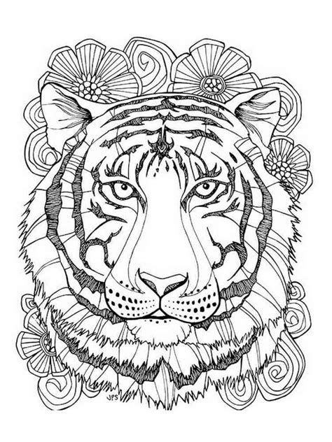 Mandala Tiger Coloring Page - Sheet 8 - Download, Print Now!