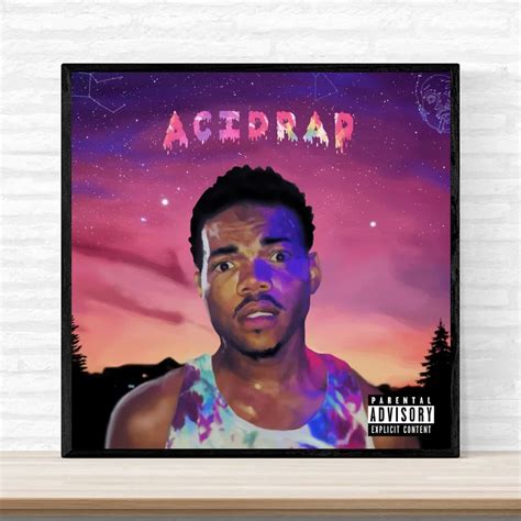 Chance The Rapper Acid Rap Music Album Cover Poster Print on Canvas ...