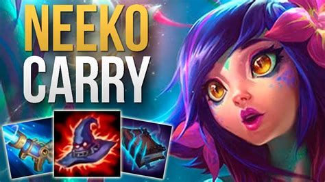 INSANE NEEKO CARRY GAMEPLAY | CHALLENGER NEEKO MID GAMEPLAY | Patch 9. ...