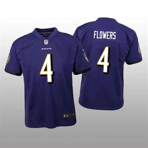 Baltimore Ravens Zay Flowers Purple Jersey Game – Youth – KatinatSports ...