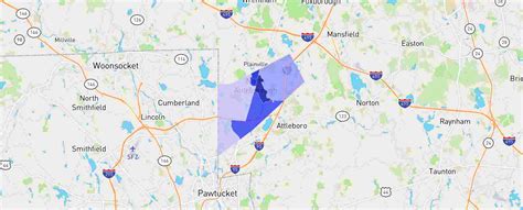 North Attleboro Zip Code Map - Brandy Tabbitha