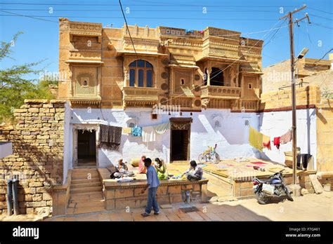 Jaisalmer haveli - traditional indian old haveli (mansion), Jaisalmer ...