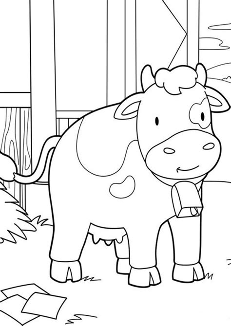 Christmas Cow Coloring Pages - Ryan Fritz's Coloring Pages