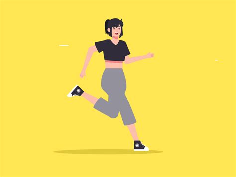 Run cycle animation V2 - Character animation After Effects by Mograph Workflow on Dribbble