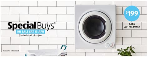 ALDI Unveil $199 Dryer With 3YR Warranty