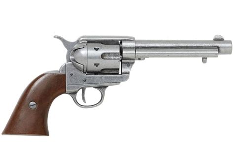 Code: G1106G Replica Colt Peacemaker With Wooden Handle and Gun Metal Finish 1869