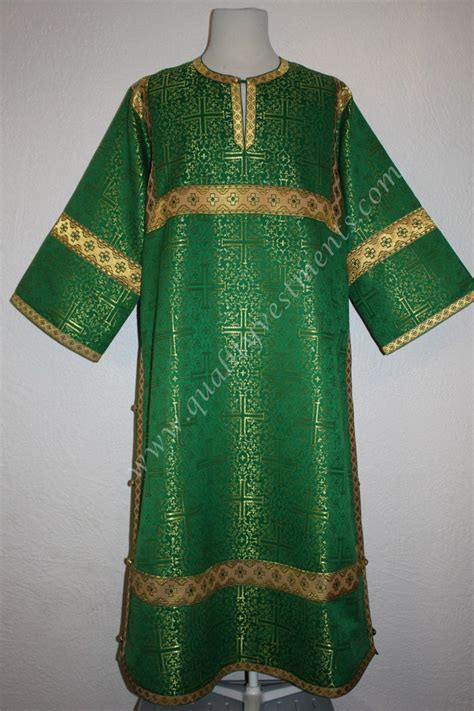 TO ORDER Reader Acolyte Altar Server Robe Green Gold | Etsy