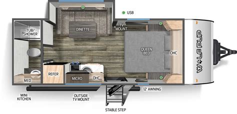 Wolf Pup Floorplans - Forest River RV