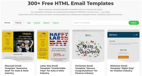 600+ Free Email Templates | Jumpstart Your Email Design