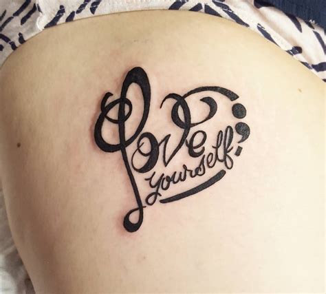 Always love yourself | Love yourself tattoo, Symbolic tattoos, Love tattoos