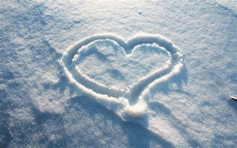 snow, Heart Wallpapers HD / Desktop and Mobile Backgrounds