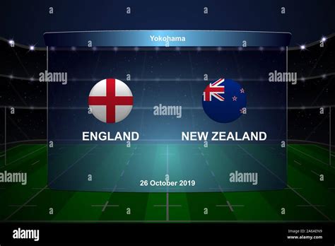 England versus new zealand rugby Stock Vector Images - Alamy