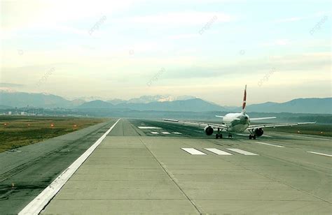 Airplane Flight Runway Aircraft Photo Background And Picture For Free ...