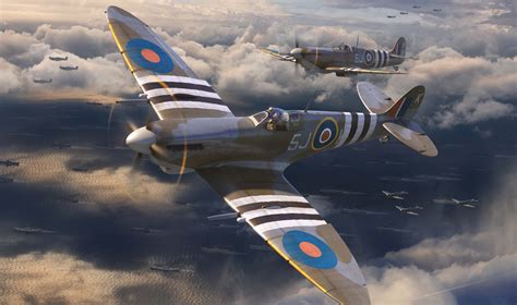 Spitfire Dogfight Wallpaper