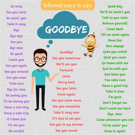 60+ Alternative Ways to Say GOODBYE in English - ESLBUZZ