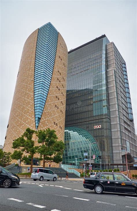 Two Towers in the Central Osaka: NHK Osaka Hall and Museum of History ...