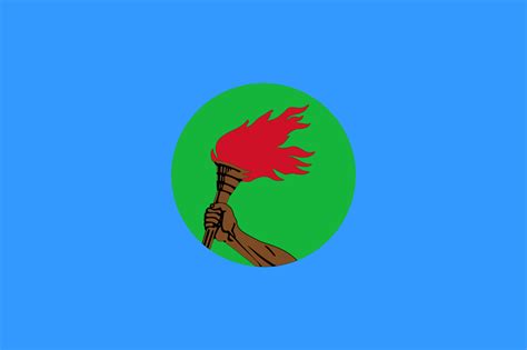 Flag of the National Congress for the Defence of the People (CNDP) : r ...