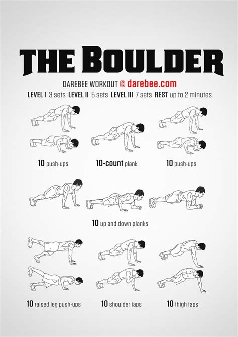 The Boulder Workout | Rock climbing workout, Climbing workout, Rock ...