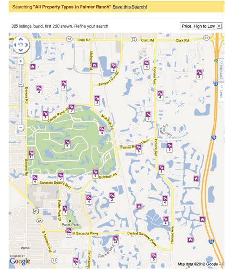 Palmer Ranch Map – Real Estate in Palmer Ranch