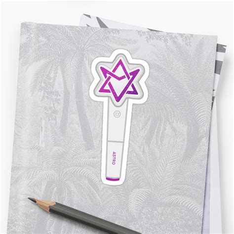 "ASTRO Lightstick" Sticker by 98vou | Redbubble