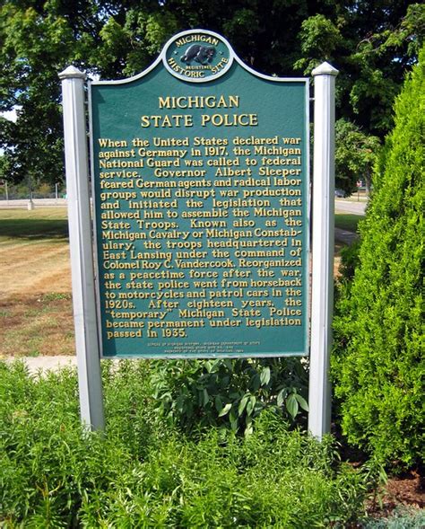 Michigan State Police History - a photo on Flickriver