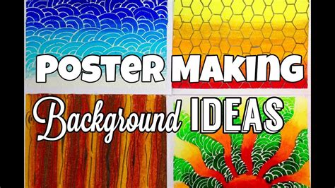 Poster Making Background Ideas - YouTube