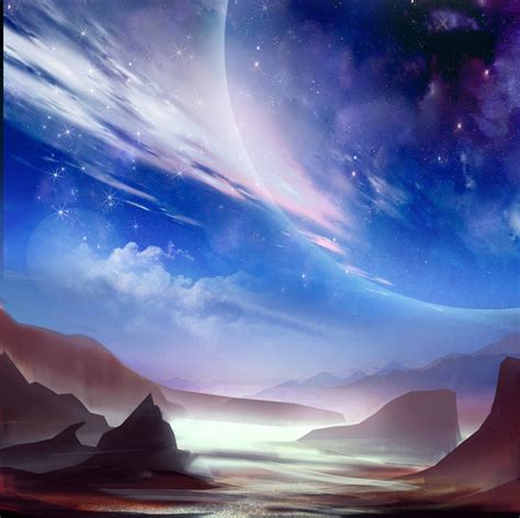 Space Landscape by Nneila on DeviantArt