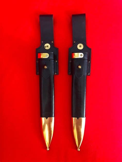 Leather Sheaths for the Cold Steel 1849 Rifleman Knife, Sports ...