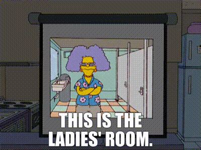 YARN | This is the ladies' room. | The Simpsons (1989) - S17E17 Comedy | Video clips by quotes ...