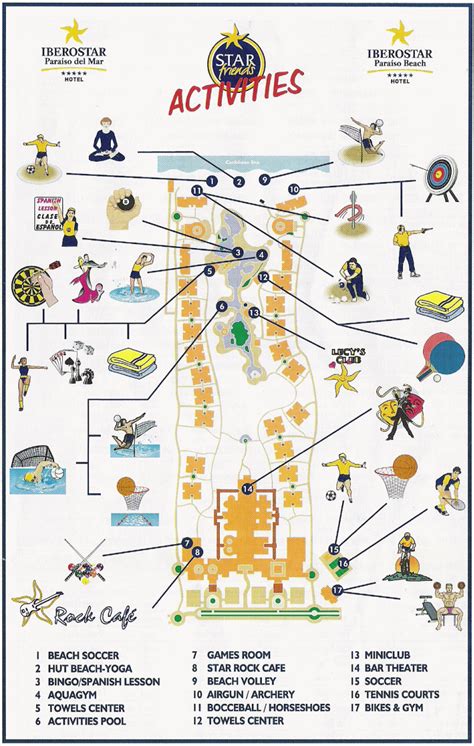 iberostar paraiso beach map