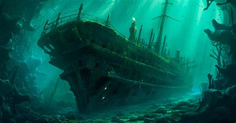 Shipwrecks Underwater