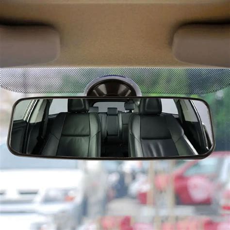 Universal Car Rear Mirror Wide angle Rearview Mirror Auto Interior Rear View Mirror With PVC ...