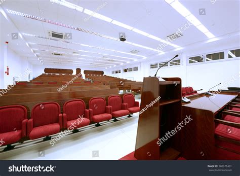 Interior Contemporary Lecture Theater University Campus Stock Photo 160671401 | Shutterstock