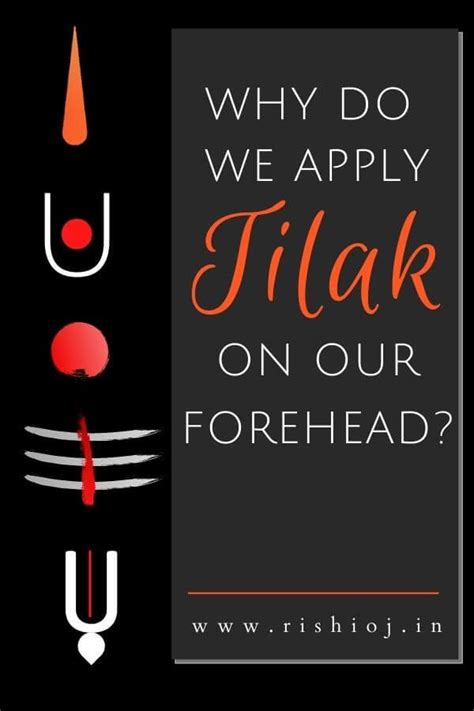 Why do we apply tilak on our forehead types and significance of tilak ...