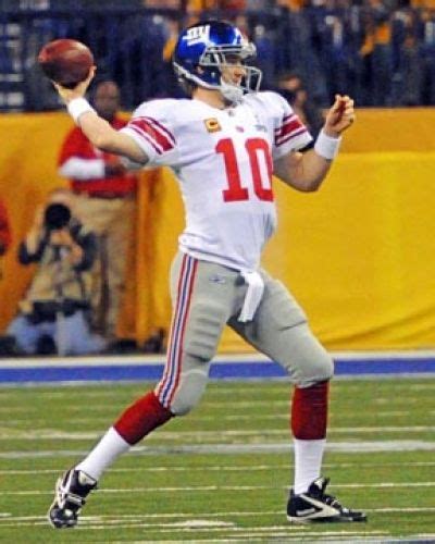 Eli Manning passing during Super Bowl 46. Manning was names MVP after his performance at the ...