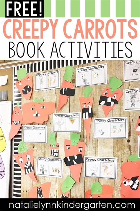 Free Creepy Carrots Book Activities for K-2 - Natalie Lynn Kindergarten