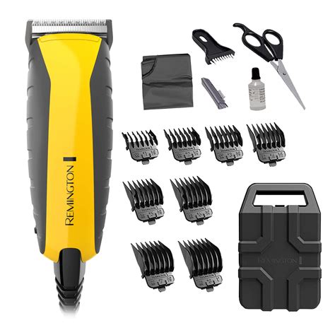 Remington HC5850 Virtually Indestructible Haircut Kit & Beard Trimmer, Hair Clippers for Men (15 ...