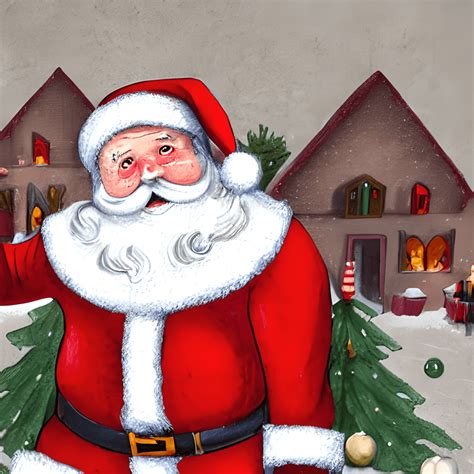 Santa Claus Illustration · Creative Fabrica