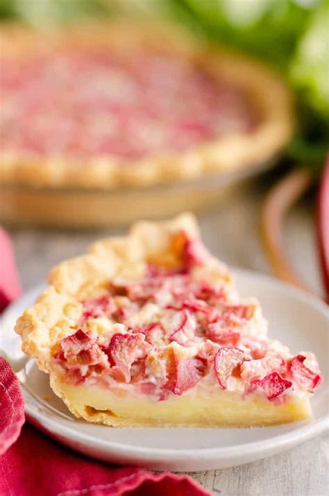 Rhubarb Custard Pie